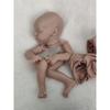 Kituri Păpuși Bebeluși Reborn 17 inch Gemenii A/B Vinil Silicon Realist Nezugrăvite Piese Goale Neterminate Păpuși Cadou de Crăciun LOL Pentru Copii