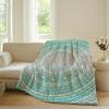 Mandala Bohemian Art Blanket Warm Soft Suitable For Bedroom Sofa Bed Living Room Office Travel Camping Gifts