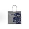 [Gebraucht] Jacquard Gewebte Abnehmbare Reißverschlusstasche Canvas Tragetasche Einkaufstasche Schultertasche Mittel - Unbenutzt #G42YJZ
