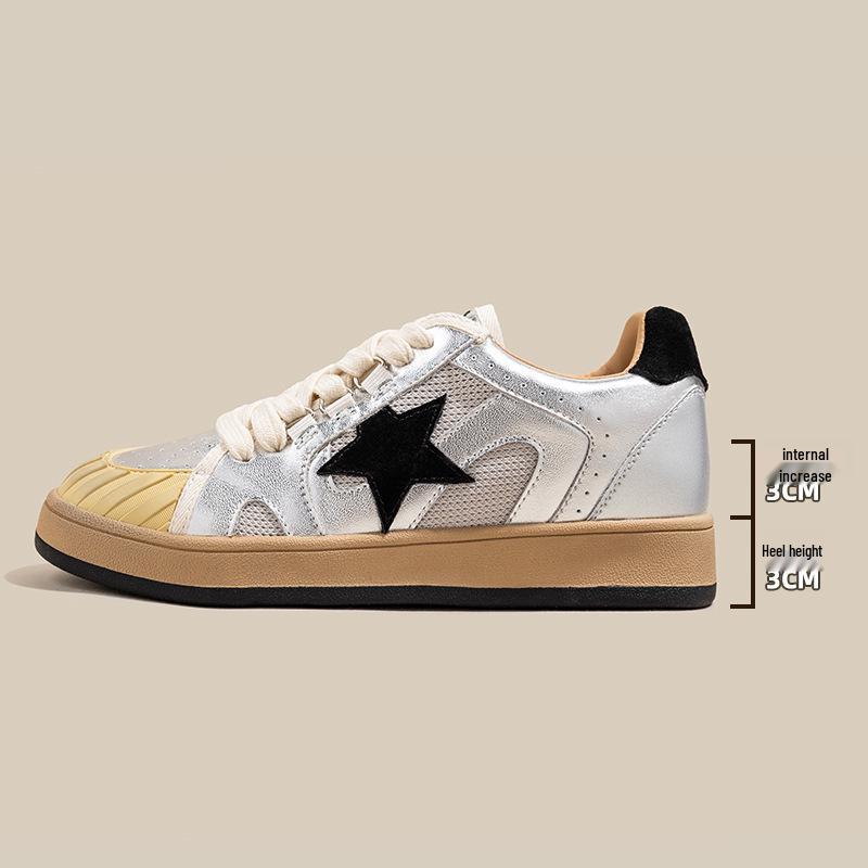 Women's 6cm Height Increase Summer Athletic Trainers, Exclusive Design for Japan, Korea, and Taiwan.