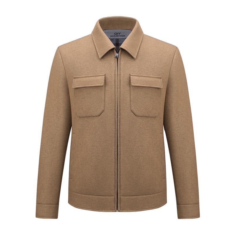 Goldlion Men s Cotton-Wool Blend Casual Jacket L
