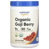 Nutricost, Organic Goji Berries, Unflavored, 1 Lb (454 G)