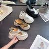 2025 New Summer Casual Fashion Muffin Women's Shoes Platform Heightening Sandals Women's Lazy Bag Head Wear-resistant Super Soft