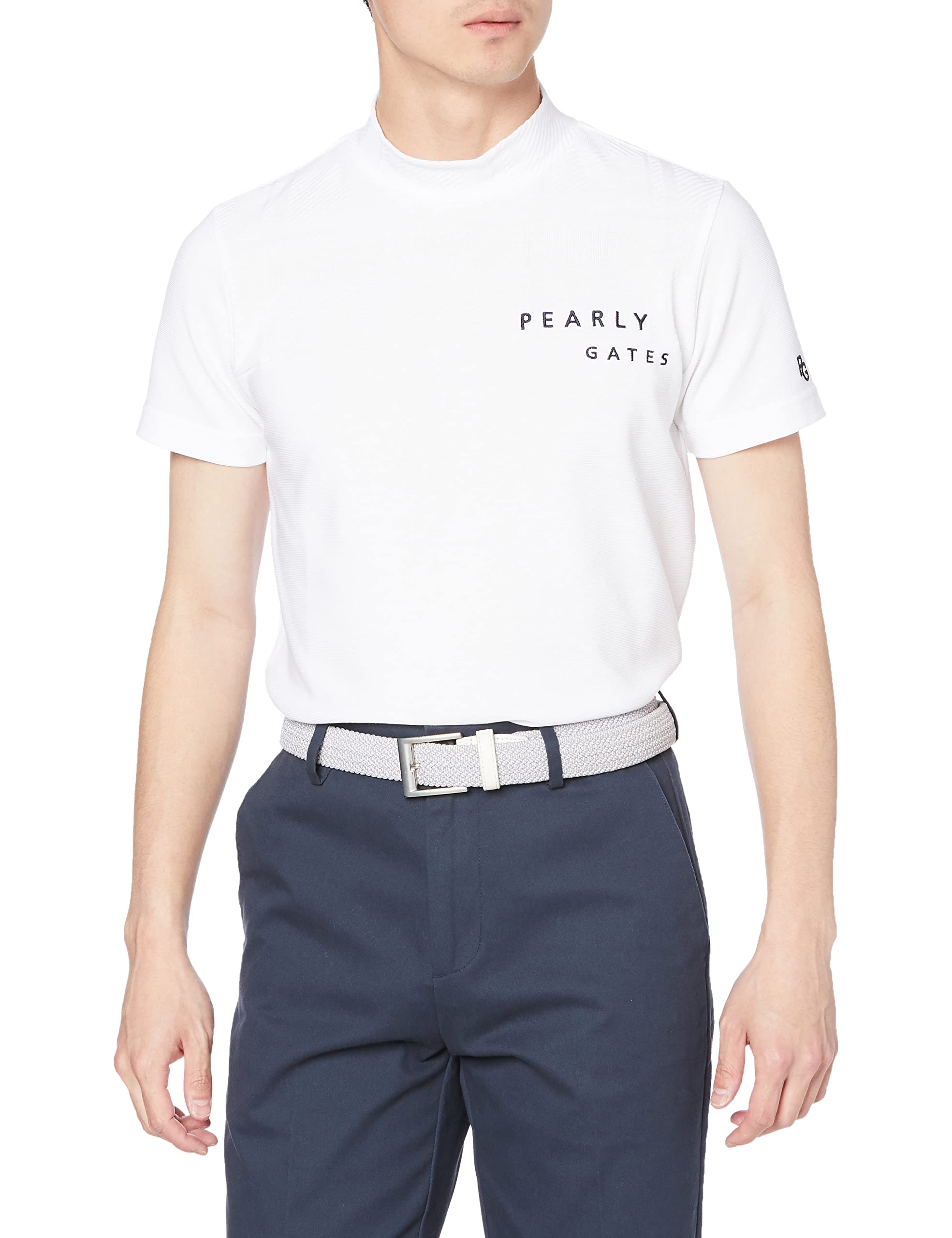 

Мужская футболка с коротким рукавом, внутренние звенья, влагопоглощающая 4 [PEARLY GATES], JQ, / 053-3167309 030_Белый [M]