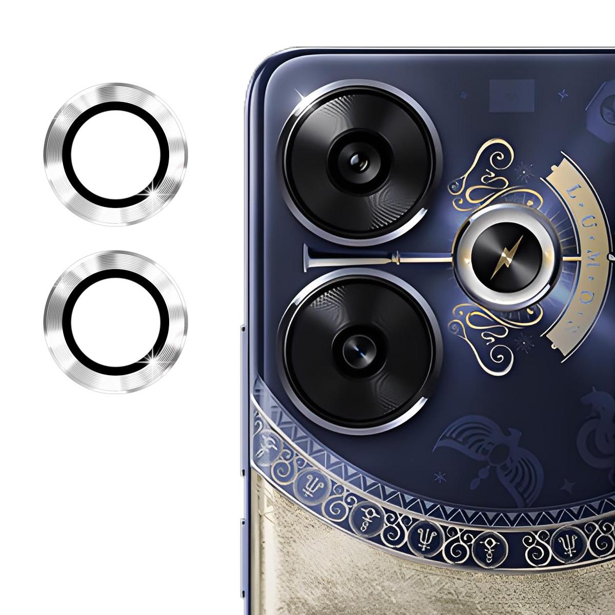 

For Xiaomi Redmi Turbo 3 5G Camera Lens Protector ENKAY Hat-Prince Metal Ring Lens Film B