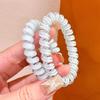 Portable Phone Line Hair Ring Gradient Color Hair Loop Elastic Hair Rope  Girl Daily Hairstyle