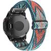 Fenix 8 47mm/Fenix 7/Fenix 6/5/epix Pro 47mm Watch Bands, 22mm Quick Easy Fit Elastic Nylon Replacement Stretchy Strap for Garmin Instinct, Fenix 6