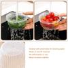 Airtight Refrigerator Storage Container 4.4 Inch Food Crisper Box with Leakproof Lid for Garlic Ginger Onion Kitchen Organizer