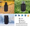 Funda Negra para Cilindro de Propano Tela Oxford 600D Impermeable para Tanques de Gas de 5 kg y 11 kg con Rejillas de Ventilación y Base con Cordón
