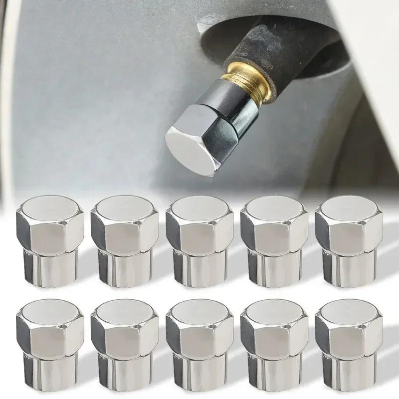 40 Pcs Tire Valve Cap with O Rubber Ring Plastic Chrome Dust Proof Covers Universal Cars Bicycle Trucks Motorcycles Accessories