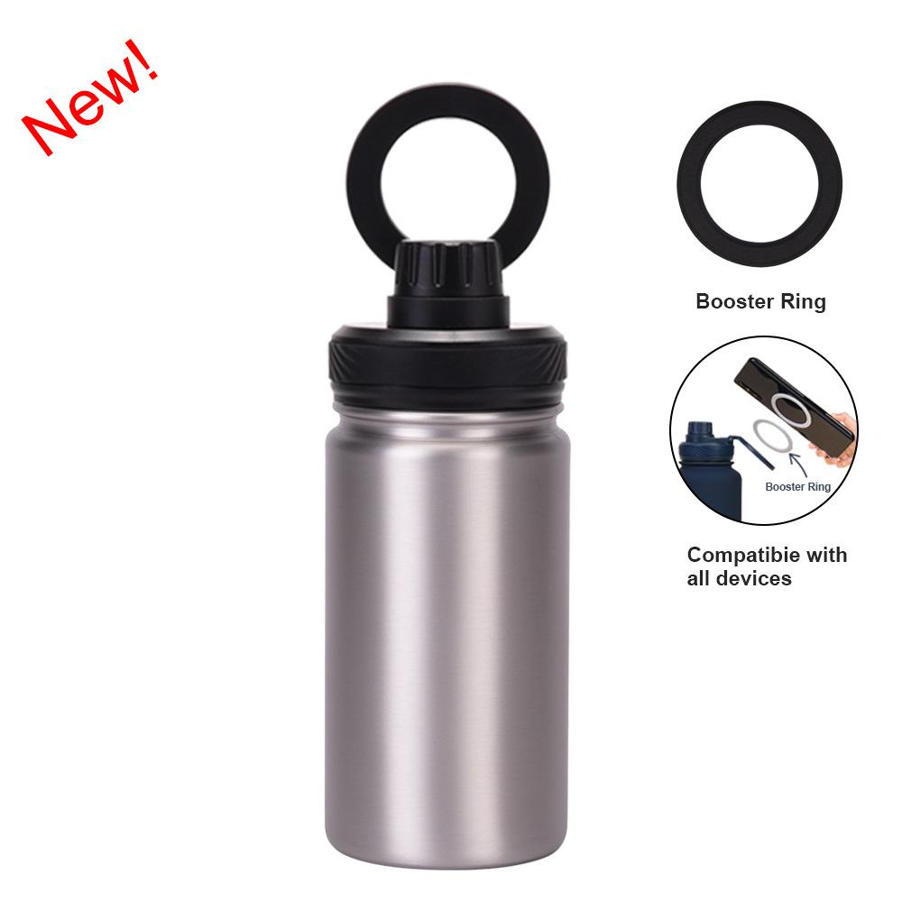 350Ml Stainless Steel Sports Water Cup Wide Mouth Portable Bottle 316L Magnetic Thermos Cup