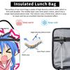 Anime Girls Lucky Star Insulated Lunch Bag Portable Izumi Konata Reusable Thermal Bag Lunch Box Tote Beach  Picnic Men Women