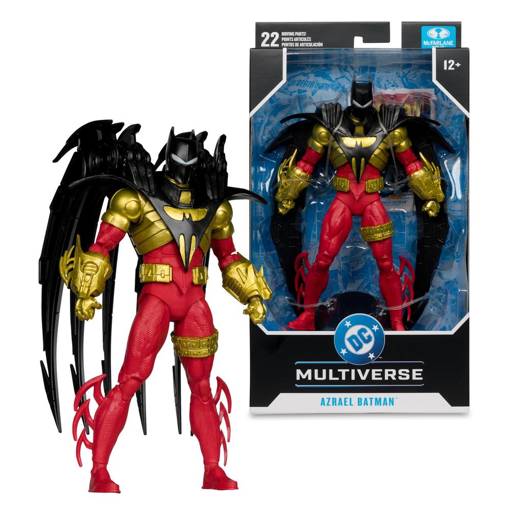 McFarlane DC Multiverse Azrael Batman Action Figure Toys- (Knightquest) 7-inch