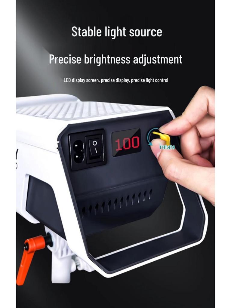 Rui 350X LED Photography Light: 300W Constant Light for Streaming & Beauty Live Rooms.