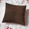 Leather Texture Cushion Cover Premium Comfort Reversible Pillow Cove Two in One Design for Any Room  Car Interior