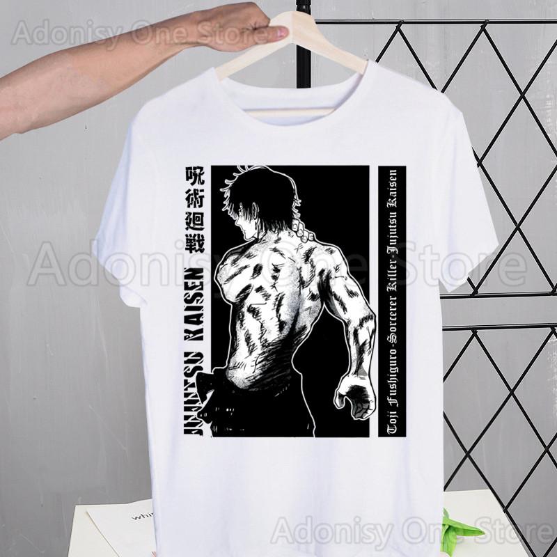 Toji Fushiguro Harajuku T-shirts Summer  Unisex/Wo Unisex Hip Hop Funny Print Tshirt Streetwear t shirts Short Sleeve Tops Shirt