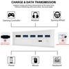 Megadream USB Hub for 4 USB Ports 1 USB Charging Port 1 Compatible with PlayStation 5 High-Speed PS5, 2.0 + + Type-C 3.1 Port, High-Speed