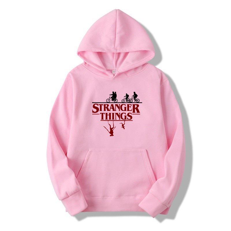 2025 Kids European & American STRANGER THINGSKAT Cartoon Fleece Hoodie for Autumn/Winter