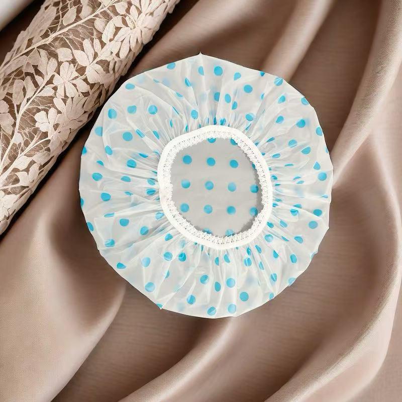 Colorful Extra-Large Waterproof Bath Cap - Extra Thick & Dustproof, Anti-Oil, Dry Hair Shower Cap Mask
