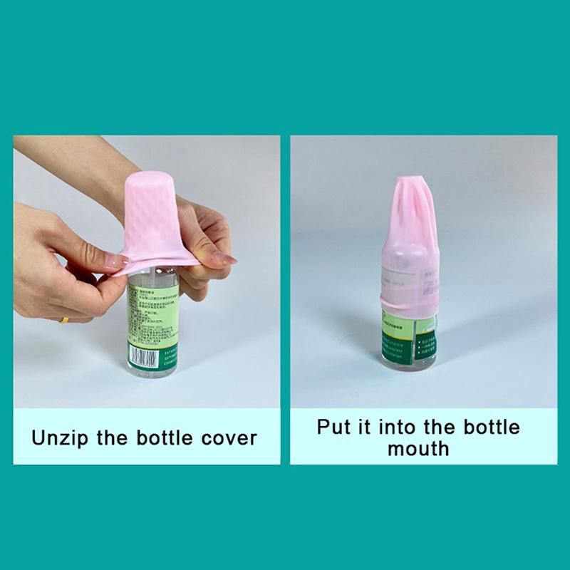 6Pcs Silicone Silicone Bottle Cover Elastic Travel Container Leak Proof Case Outdoor Dustproof Leakproof Protective Cover onesize