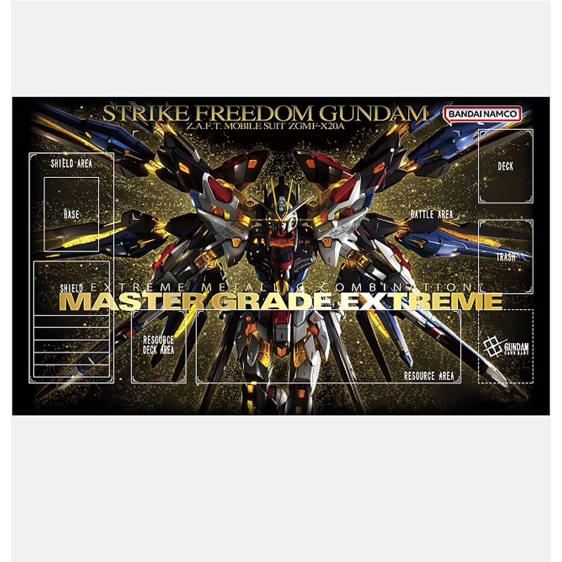 TCG Play Mat Gundam RX Theme for Gaming Surface DIY Customizable Cool Leisure Gift for Anime Card Game Players 30x80x0.2cm
