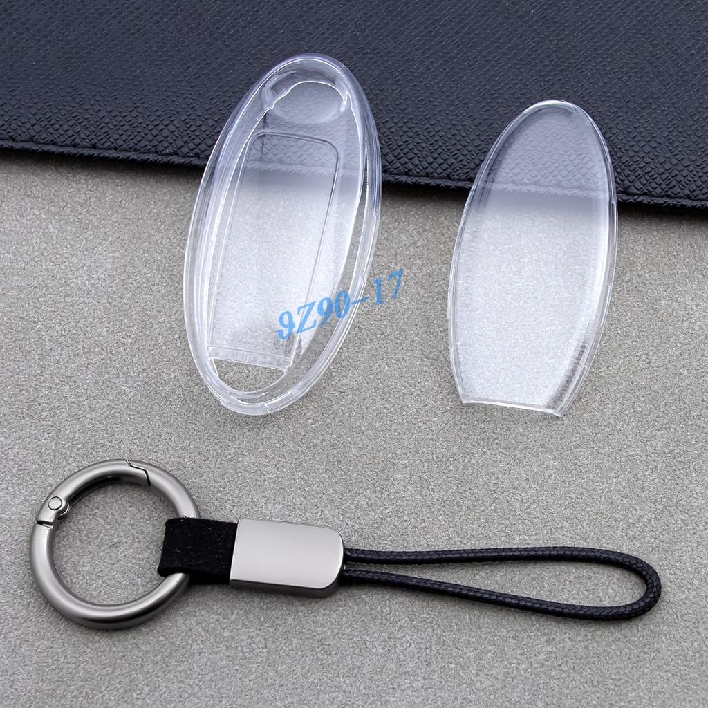 Clear Transparent  Car Smart Key Cover Case For Nissan Infiniti Holder Rogue Sport X-Trail Qashqai J10 Murano Altima Teanakicks