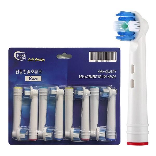 

Электрическая зубная щетка Oralbi, совместимая с Brothers Pros White 8P, 1, EB-18
