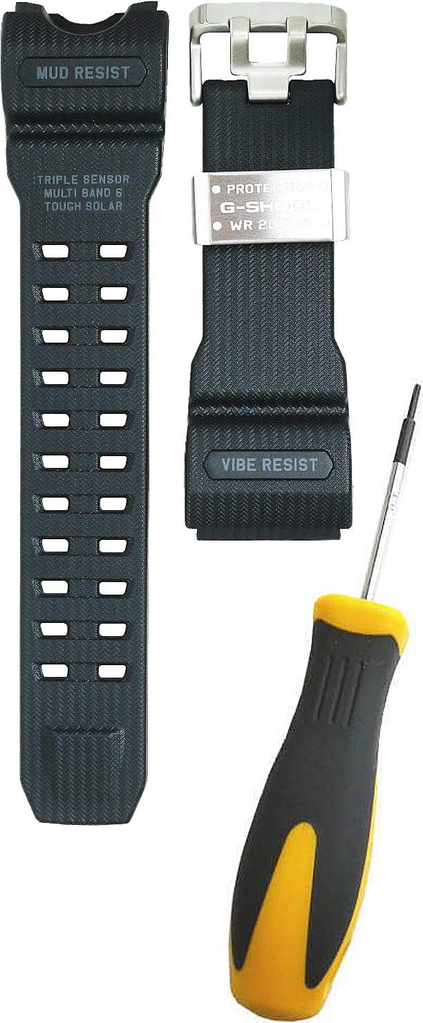 

Genuine product for with black belt driver [Casio] GWG-1000 (band) + (DT-10)