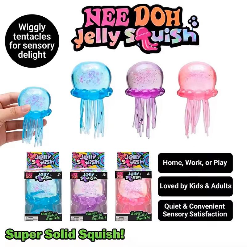 Topmix Needoh Nice Cube Sensory Fidget Toy Squishy Toys For Adults, Desktop Sensory Cube For Anxiety Relief And Focus Enhancement