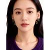 Black & Gold Enamel Twist Earrings: Versatile Luxury Studs for Autumn/Winter 2025