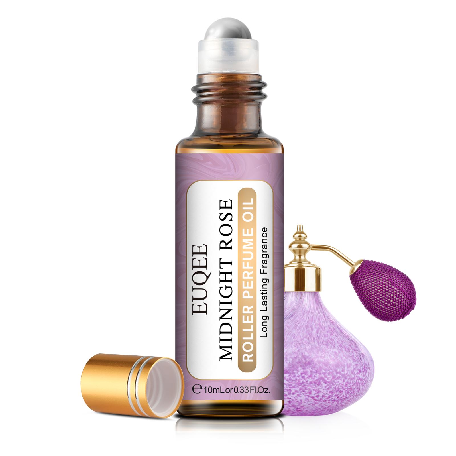 

5 шт. роликовое парфюмерное масло EUQEE для увлажнителя, аромат D-Jadore Angle, фрезия, кокос и ваниль, цветочное эфирное масло для диффузора, духи «сделай сам» 5pcs-Midnight Rose