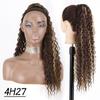 MISSQUEENSynthetic Long Kinky Curly Ponytail Hair Extension Clip-In Drawstring Ponytail Wig Ponytail For Women Wear