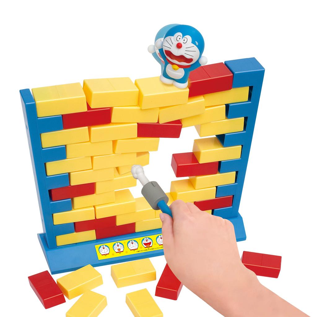 Epoch Doraemon Doki Doki Block Game ST Mark Certification Toy Game for Ages 4 and Up Number of 1 To 4 EPOCH Players