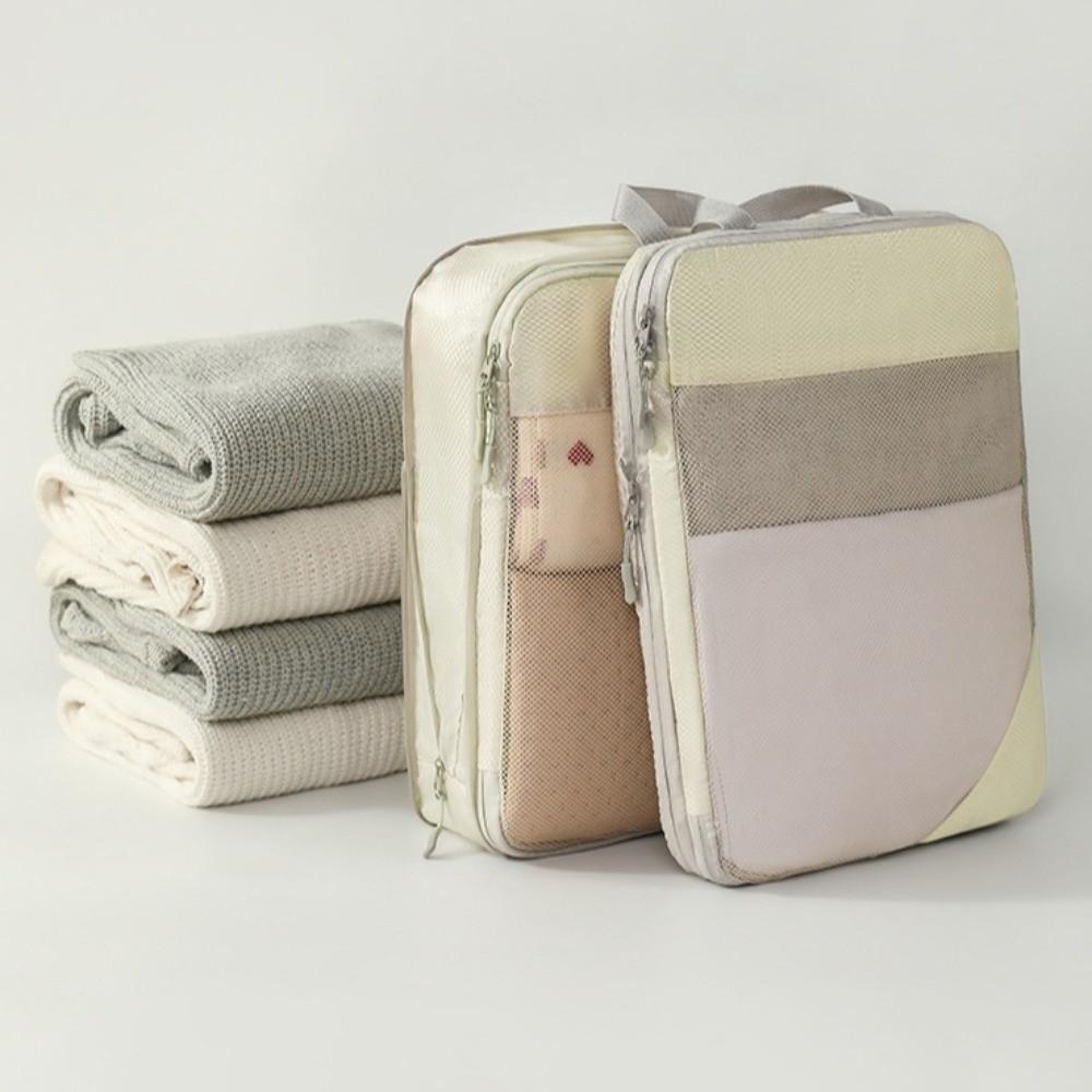 5Pcs Compression Waterproof Travel Organizer Bag 5 in 1 Set Clothes Storage Bag  Home