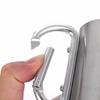 Double-layer Stainless Steel Carabiner Cup Outdoor Travel Camping Home Portable Creative Tea Cup