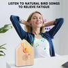 Bird Chirping Sound Box Motion-activated Singing Birds Nature Voice Sleep Aid for Recreation Area Meditation Guest Room Bathroom