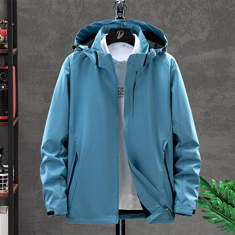 Bunda pánský kabát jarní nová outdoorová nepromokavá větrovka cestování turistika volný čas boxovací bunda tenkého dílu dámské topy