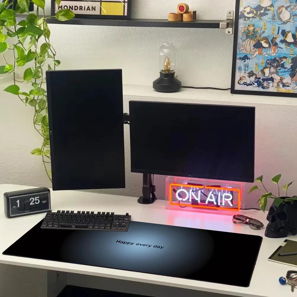 XXL Mouse Pad 1000x500 Gradient stop simple Desk Mat Texture Game office gaming Accessories Mice Mats for Home Table Decorate