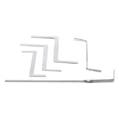 Double Row Tension Wrench Tool 5 Pieces Stainless Steel Removal Hooks Lock Extractor Set Workmanship Design Wrench Tool