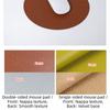 Solid Color Mouse Mat Waterproof Computer Mouse Pad Office Desk Leather Mouse Pad