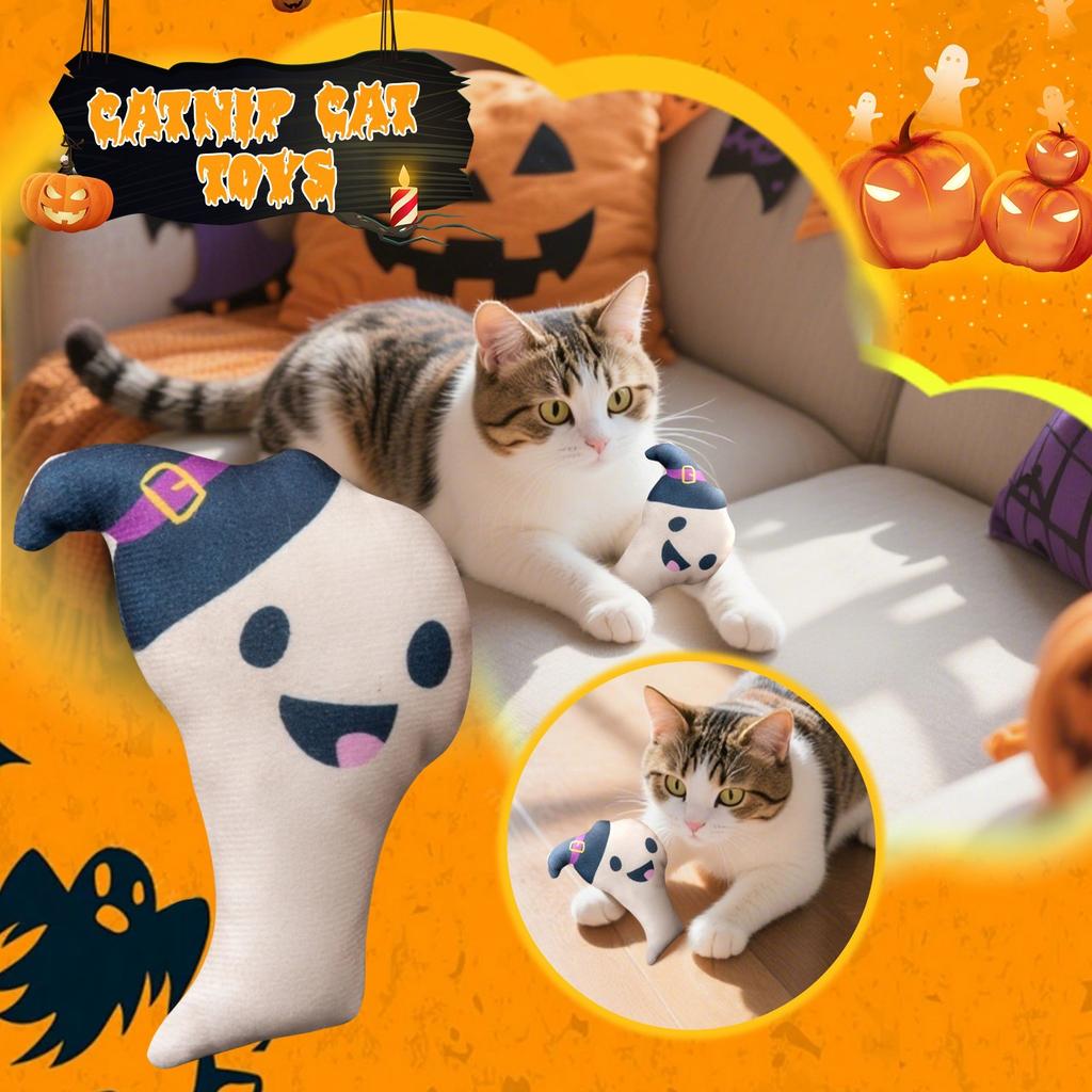 Halloween Cat Toys, Catnip Plush Toys, Soft And Cat Toys, Perfect For Indoor Play And Exercise