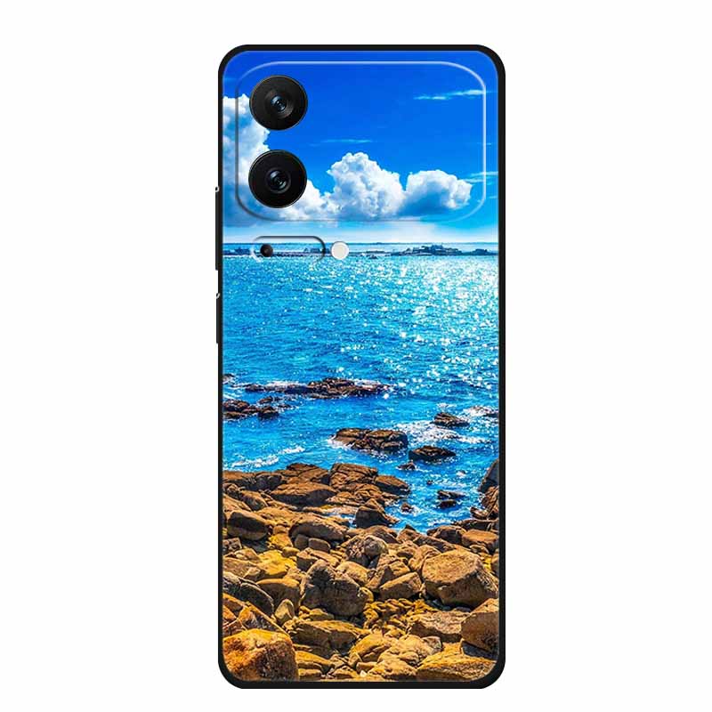 For Xiaomi 17 Pro 2025 Phone Case Fashion Flowers Black Silicone TPU Soft Coque For Xiaomi Mi 17 Pro Max Back Cover Case Shell