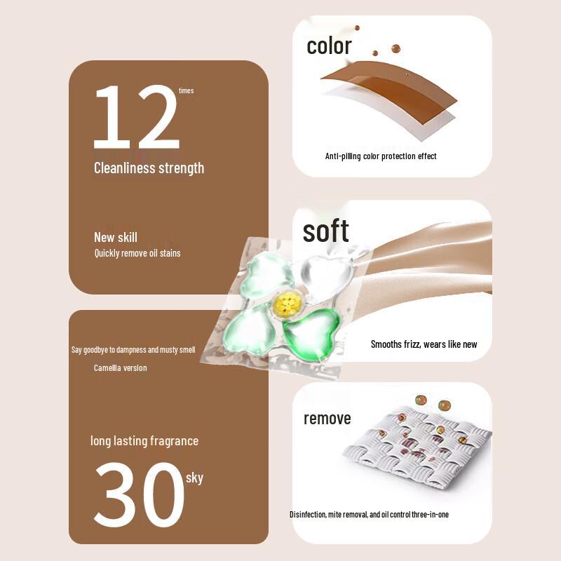 Yaluosi 5D Gardenia 3-in-1 Laundry Gel Beads