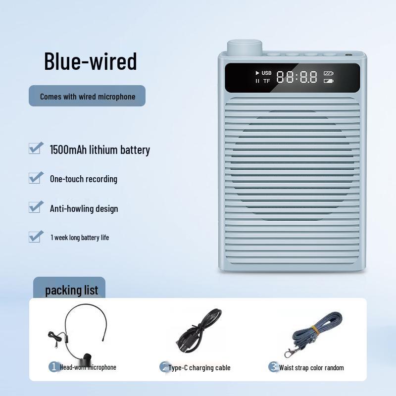 Little Bee Wireless Handheld & Head-mounted Speaker with Microphone