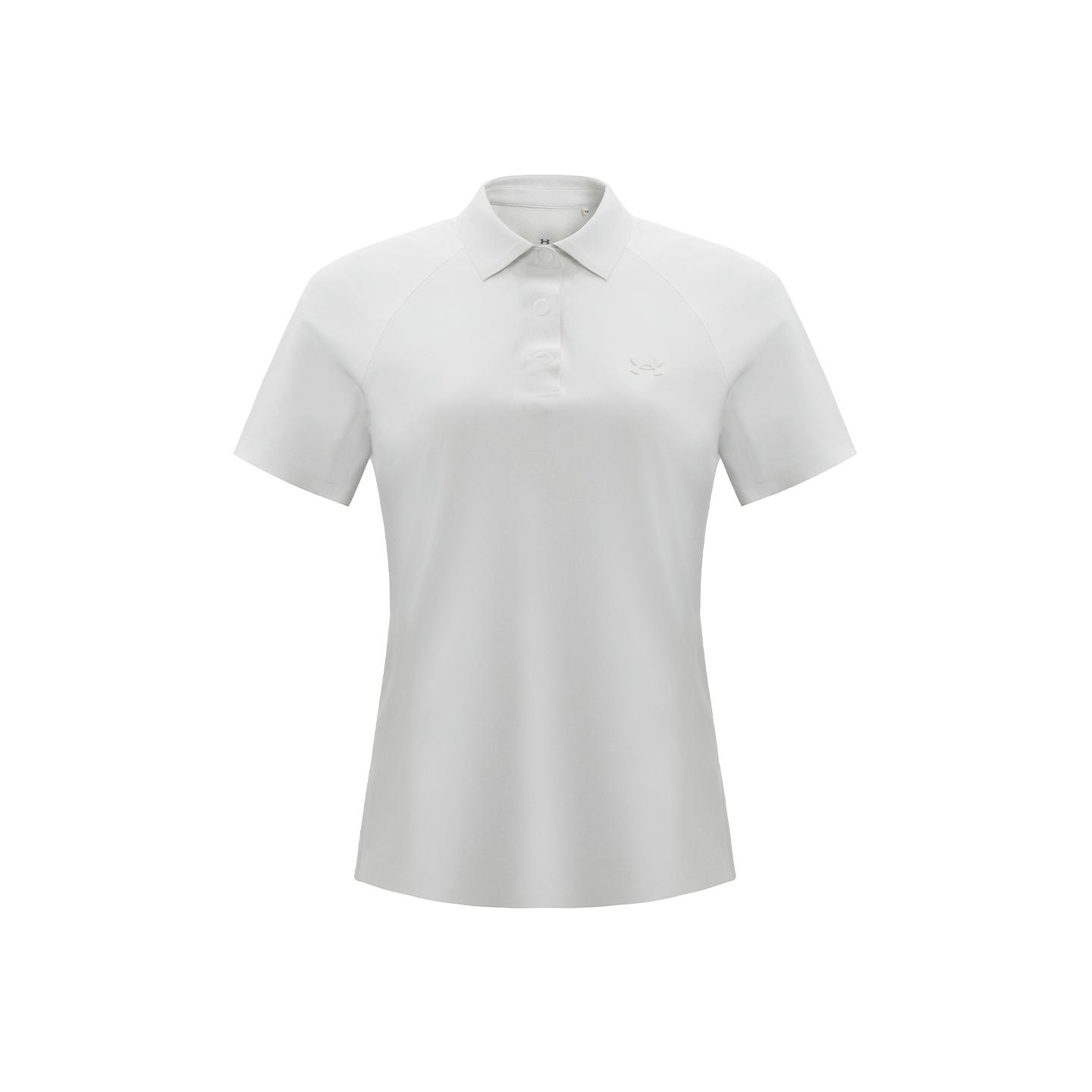 

Under Armour Commuter Series Quick-Dry Breathable Simple Short Sleeve Polo Shirt Women tops Optical-White 15227225-0107