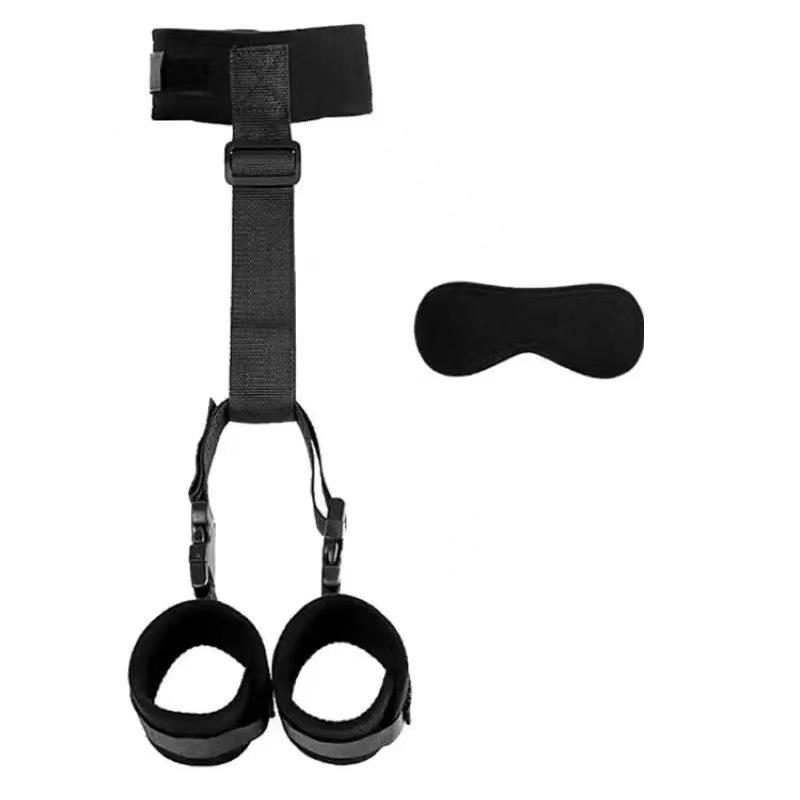 Bdsm Bondage Set Restraint Adult Game Handcuff Neck Collar Wrist Mouth Gag Strap Fetish Sex Toys For Woman Couples No Vibrator