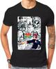 Food Wars! Shokugeki No Soma Manga Strip Anime Tshirt T Shirt Tee Black
