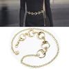 Women Fashionable Moon Metal Waist Chain Belt Modern Decorative Robust No Rust Female Waist Chain