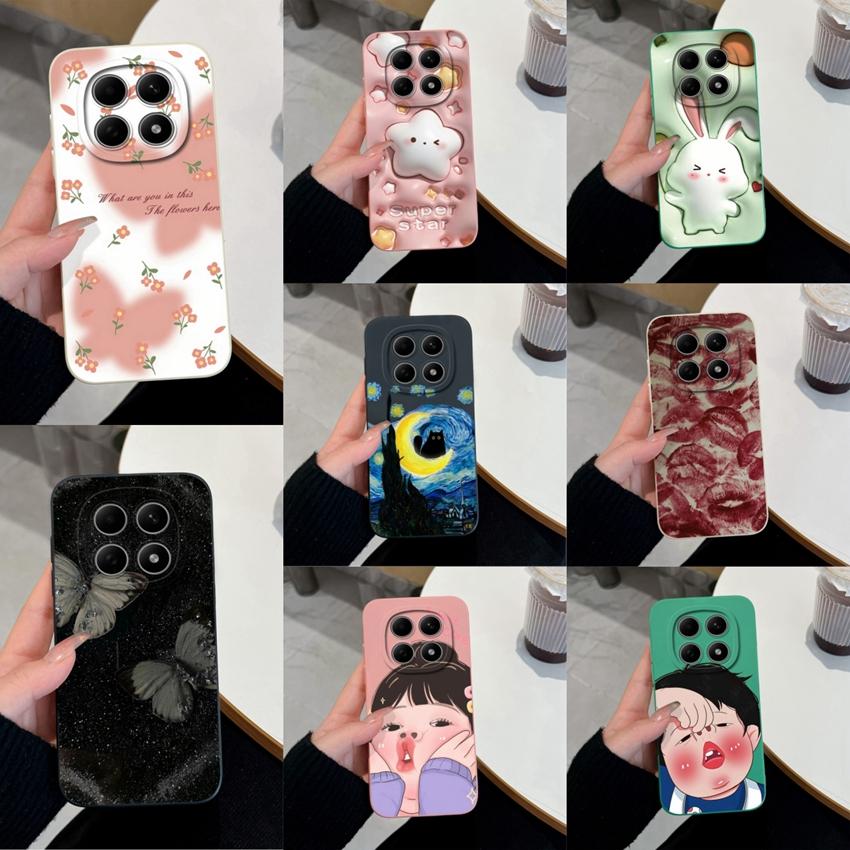 For Redmi Note 15 Pro 4G 5G 15 Pro+ 15 Pro Plus Phone Case Retro Butterfly Cover For Xiaomi Redmi Note15 Soft Smooth Liquid Silicone Lightweight Shell