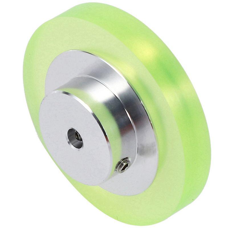 ABUL-2 Set 200Mm Aluminum Polyurethane Industrial Encoder Wheel Measuring Wheel With Type 20Mm Encoder Mounting Bracket